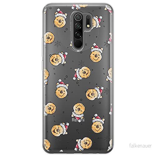 ERT GROUP mobiltelefonfodral för Xiaomi REDMI 9 originalt och officiellt licensierat Disney mönster Winnie the Pooh and friends 023 anpassad till formen på mobiltelefonen, gedeeltelijk transparant 5903040286579