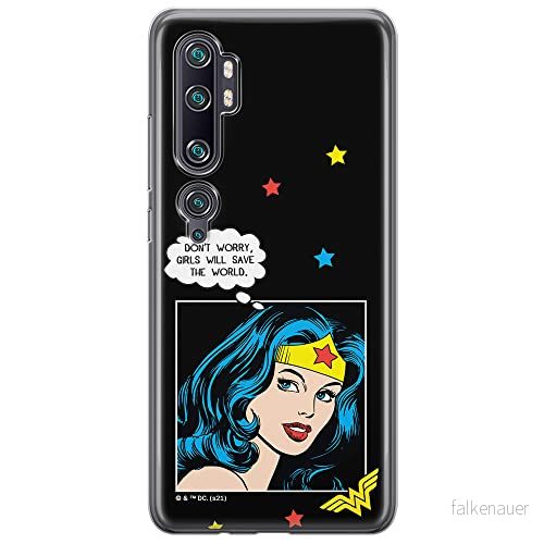 ERT GROUP mobiltelefonfodral för Xiaomi MI NOTE 10 / PRO originalt och officiellt licensierat DC mönster Wonder Woman 028, fodral tillverkad av TPU plast 5903932946000