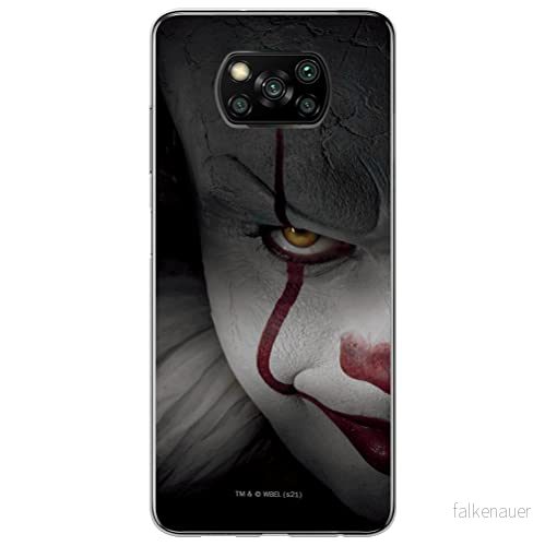 ERT GROUP mobiltelefonfodral för Xiaomi POCOPHONE X3 originalt och officiellt licensierat Horror mönster It 001 optimalt anpassad till formen på mobiltelefonen, fodral tillverkad av TPU plast 5905131946706