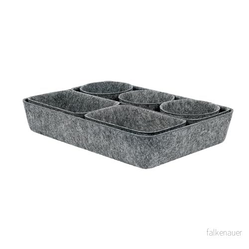 axentia Grå, One Size, 7 st 4005437321304