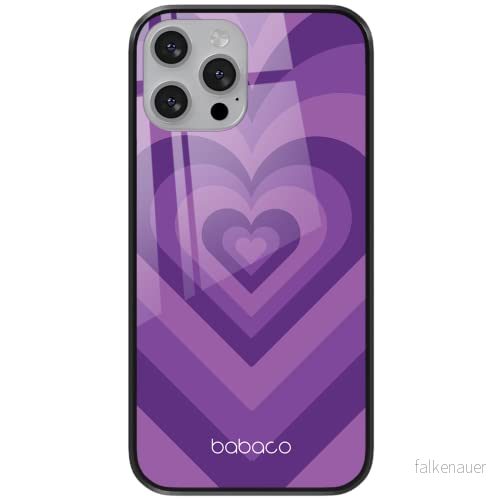 ERT GROUP mobiltelefonfodral för Apple Iphone X/XS originalt och officiellt licensierat Babaco mönster Hearts 007 tillverkad av härdat glas, optimalt anpassat till mobilens form, skyddsfodral 5904805679230