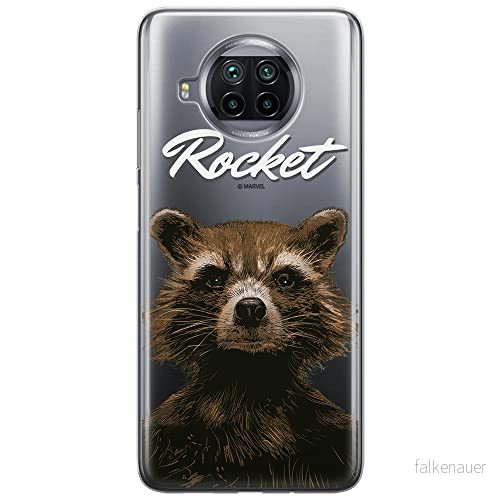ERT GROUP mobiltelefonfodral för Xiaomi REDMI NOTE 9T originalt och officiellt licensierat Marvel mönster Rocket 006 optimalt anpassad till formen på mobiltelefonen, gedeeltelijk transparant 5904805648526
