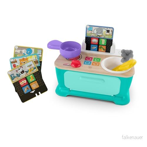 Baby Einstein + Hape Magic Touch Kitchen förspecificerade matlagningsleksaker med riktiga ljud och musik, från 9 månader, 30 cm (H) x 10,83 (B) 7,16 tum (D) 74451129337