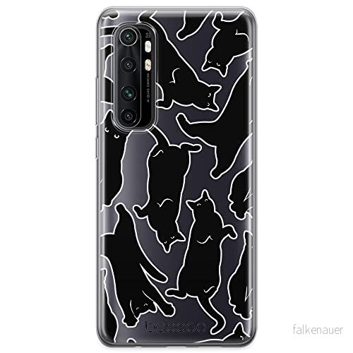 ERT GROUP mobiltelefonfodral för Xiaomi MI NOTE 10 Lite originalt och officiellt licensierat Babaco mönster Cats 005 optimalt anpassad till formen på mobiltelefonen, gedeeltelijk transparant 5905131125453