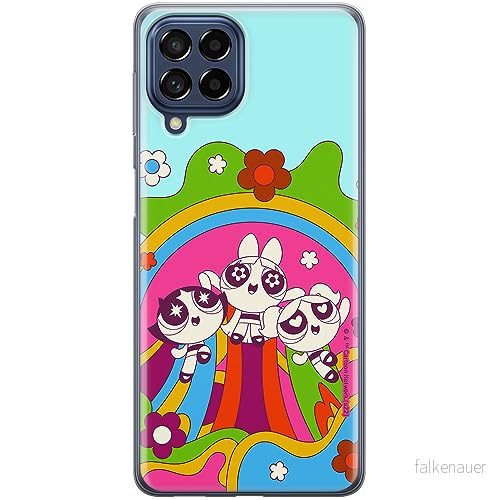 ERT GROUP mobiltelefonfodral för Samsung M53 5G originalt och officiellt licensierat The Powerpuff Girls mönster 045, fodral tillverkad av TPU plast 5905511988524
