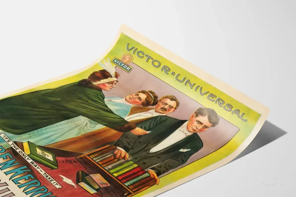 Vintage filmposter för dramatisk film - Som ödet ville - Bild 3