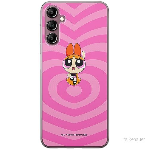 ERT GROUP mobiltelefonfodral för Samsung A14 4G/5G originalt och officiellt licensierat The Powerpuff Girls mönster 004 optimalt anpassad till formen på mobiltelefonen, fodral tillverkad av TPU plast 5905511955892