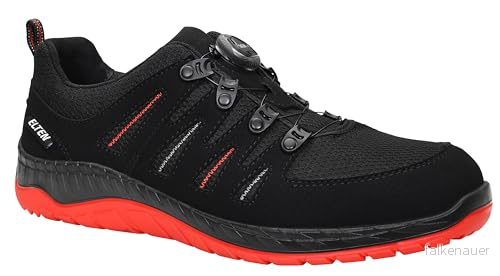 ELTEN Maddox Boa Low ESD S3 SRC, svart/röd 38 4030839353189