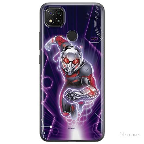 ERT GROUP mobiltelefonfodral för Xiaomi REDMI 9C originalt och officiellt licensierat Marvel mönster Ant Man 001 optimalt anpassad till formen på mobiltelefonen, fodral tillverkad av TPU plast 5903040302460