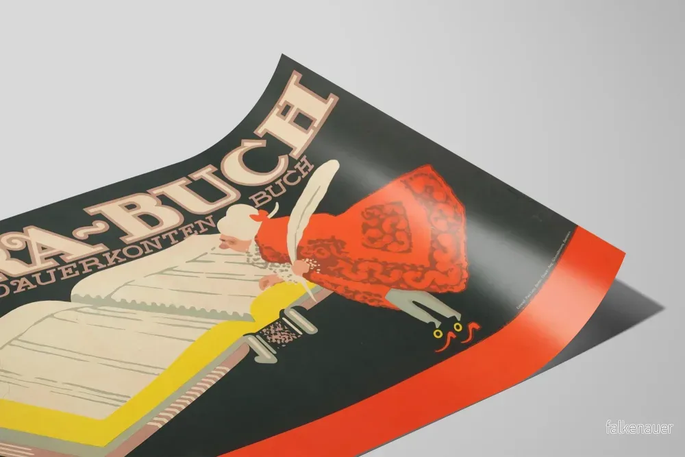 Vintageposter DURA-BUCH Kontinuerlig bokföringsbok - Bild 2