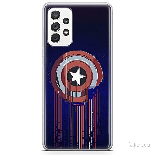 ERT GROUP mobiltelefonfodral för Samsung A73 5G originalt och officiellt licensierat Marvel mönster Captain America 017 optimalt anpassad till formen på mobiltelefonen, fodral tillverkad av TPU plast 5904805513190