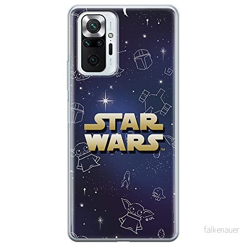 ERT GROUP mobiltelefonfodral för Xiaomi REDMI NOTE 10 PRO originalt och officiellt licensierat Star Wars mönster Baby Yoda 022 anpassad till formen på mobiltelefonen, fodral tillverkad av TPU plast 5904805074318