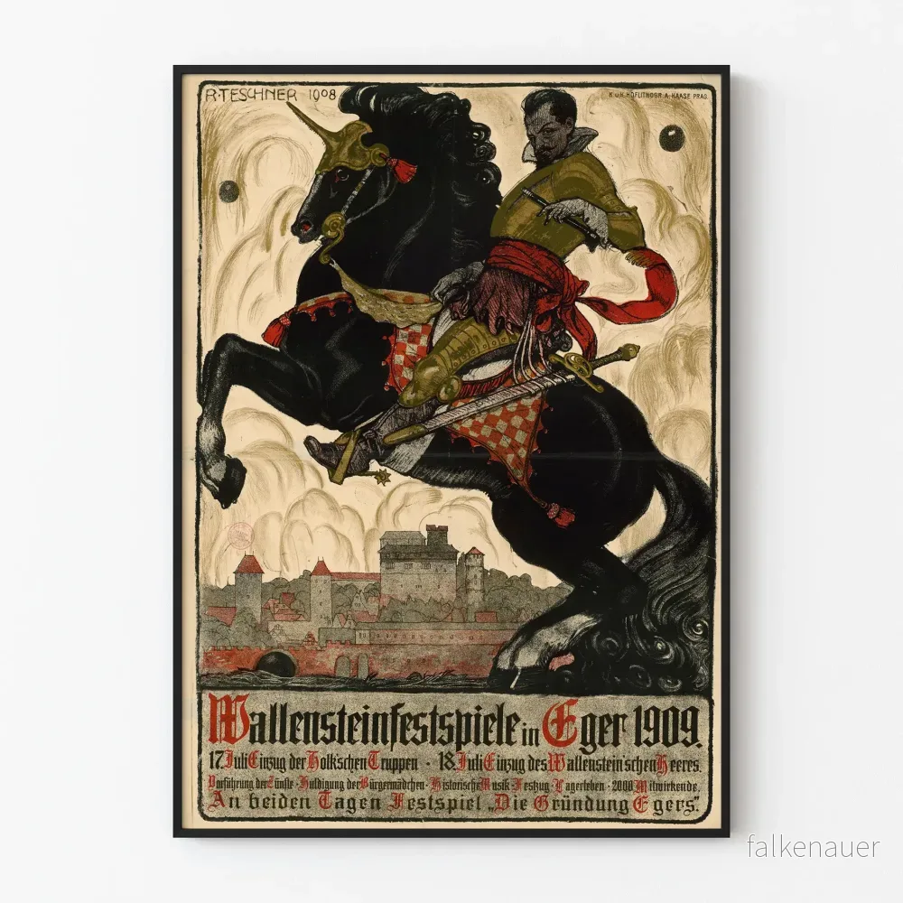 Väggposter Wallensteinfestspiele i Eger 1909 - Bild 2