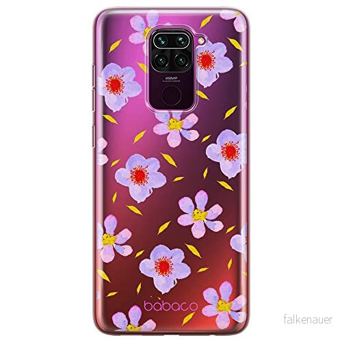 ERT GROUP mobiltelefonfodral för Xiaomi REDMI NOTE 9 originalt och officiellt licensierat Babaco mönster Flowers 022 optimalt anpassad till formen på mobiltelefonen, gedeeltelijk transparant 5903932651584