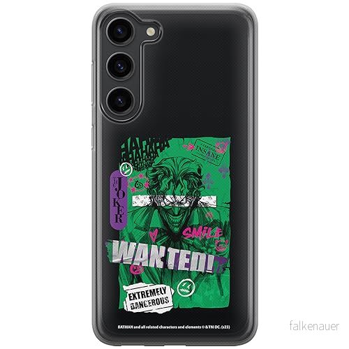 ERT GROUP mobiltelefonfodral för Samsung S23 PLUS originalt och officiellt licensierat DC mönster Joker 026 optimalt anpassad till formen på mobiltelefonen, fodral tillverkad av TPU plast 5905795052324