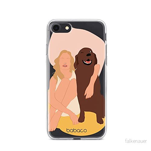 ERT GROUP mobiltelefonfodral för Iphone 7/8/ SE 2/ 3 originalt och officiellt licensierat Babaco mönster Dogs 007 optimalt anpassad till formen på mobiltelefonen, gedeeltelijk transparant 5905131033246