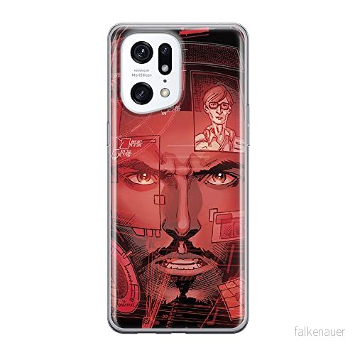 ERT GROUP mobiltelefonfodral för Oppo FIND X5 PRO originalt och officiellt licensierat Marvel mönster Iron Man 016 optimalt anpassad till formen på mobiltelefonen, fodral tillverkad av TPU plast 5905511401160