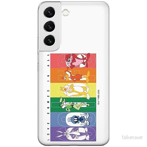 ERT GROUP mobiltelefonfodral för Samsung S22 originalt och officiellt licensierat Looney Tunes mönster 014 optimalt anpassad till formen på mobiltelefonen, fodral tillverkad av TPU plast 5905511998097