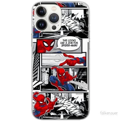 ERT GROUP mobiltelefonfodral för Huawei P30 originalt och officiellt licensierat Marvel mönster Spider Man 001 Vit optimalt anpassad till formen på mobiltelefonen, fodral tillverkad av TPU plast 5902980000528