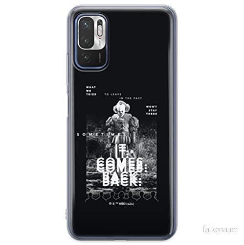 ERT GROUP mobiltelefonfodral för Xiaomi REDMI NOTE 10 5G / POCO M3 PRO originalt och officiellt licensierat Horror mönster It 017 anpassad till formen på mobiltelefonen, fodral tillverkad av TPU plast 5905131993038