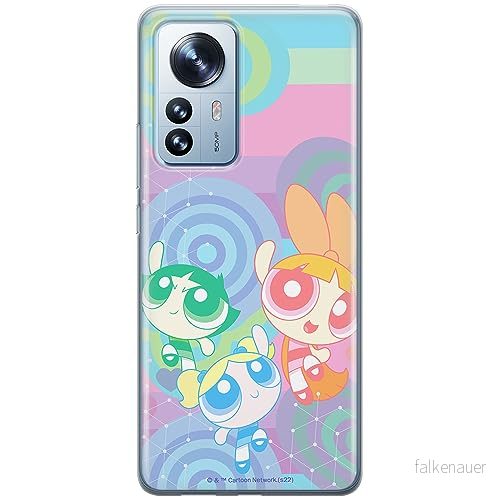 ERT GROUP mobiltelefonfodral för Xiaomi 12 / 12X originalt och officiellt licensierat The Powerpuff Girls mönster 038, fodral tillverkad av TPU plast 5905511982652