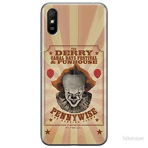 ERT GROUP mobiltelefonfodral för Xiaomi REDMI 9A originalt och officiellt licensierat Horror mönster It 023 optimalt anpassad till formen på mobiltelefonen, fodral tillverkad av TPU plast 5905511005856