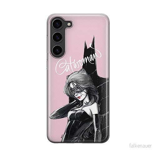 ERT GROUP mobiltelefonfodral för Samsung S23 PLUS originalt och officiellt licensierat DC mönster Catwoman 001 optimalt anpassad till formen på mobiltelefonen, fodral tillverkad av TPU plast 5905511437756
