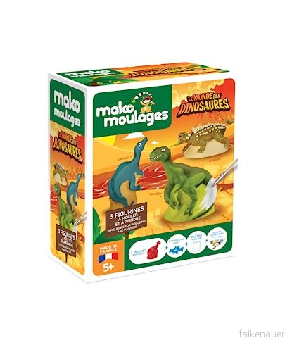 mako moulages Dinosauriernas värld 3 formar, 39097 3760012590971