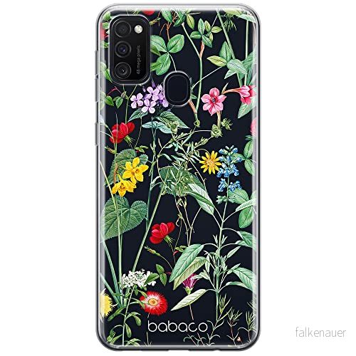 ERT GROUP mobiltelefonfodral för Samsung M21 / M30S originalt och officiellt licensierat Babaco mönster Flowers 041 optimalt anpassad till formen på mobiltelefonen, fodral tillverkad av TPU plast 5905131313133
