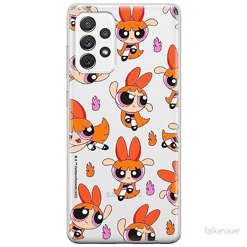 ERT GROUP mobiltelefonfodral för Samsung A53 5G originalt och officiellt licensierat The Powerpuff Girls mönster 007, gedeeltelijk transparant 5905511957483