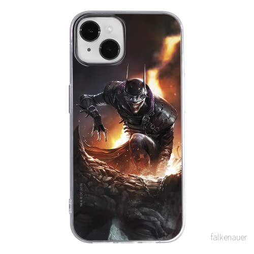 ERT GROUP mobiltelefonfodral för Apple Iphone 14 originalt och officiellt licensierat DC mönster Batman Who Laughs 001 optimalt anpassad till formen på mobiltelefonen, fodral tillverkad av TPU plast 5905131890221