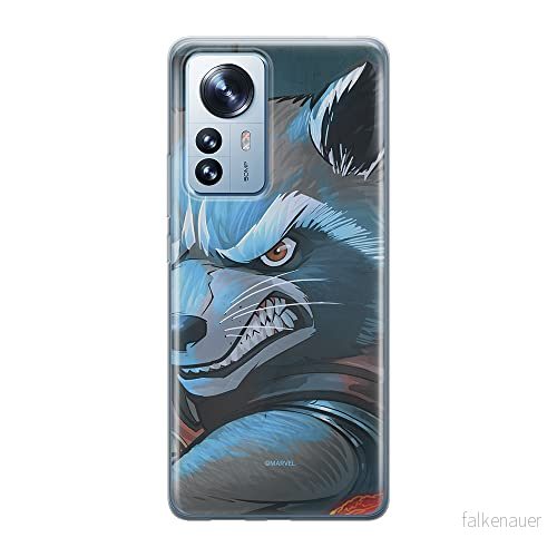 ERT GROUP mobiltelefonfodral för Xiaomi 12 / 12X originalt och officiellt licensierat Marvel mönster Rocket 005 optimalt anpassad till formen på mobiltelefonen, fodral tillverkad av TPU plast 5905511475550