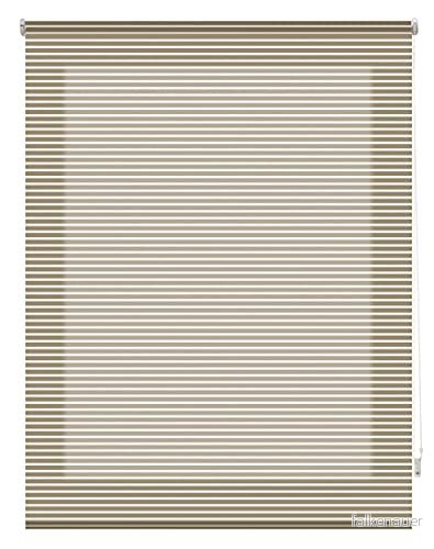 Blindecor Iris Randig Rullbar Stor Mink 120x180 cm (bredd x Höjd) Tygstorlek 117x175 8434363413573