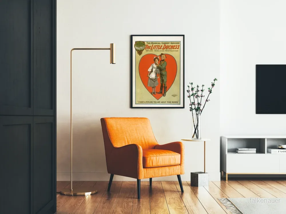 Vintageposter The Little Duchess - Väggdekoration för musikalteater - Bild 2