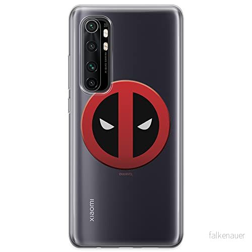 ERT GROUP mobiltelefonfodral för Xiaomi MI NOTE 10 Lite originalt och officiellt licensierat Marvel mönster Deadpool 003 optimalt anpassad till formen på mobiltelefonen, gedeeltelijk transparant 5904805587788