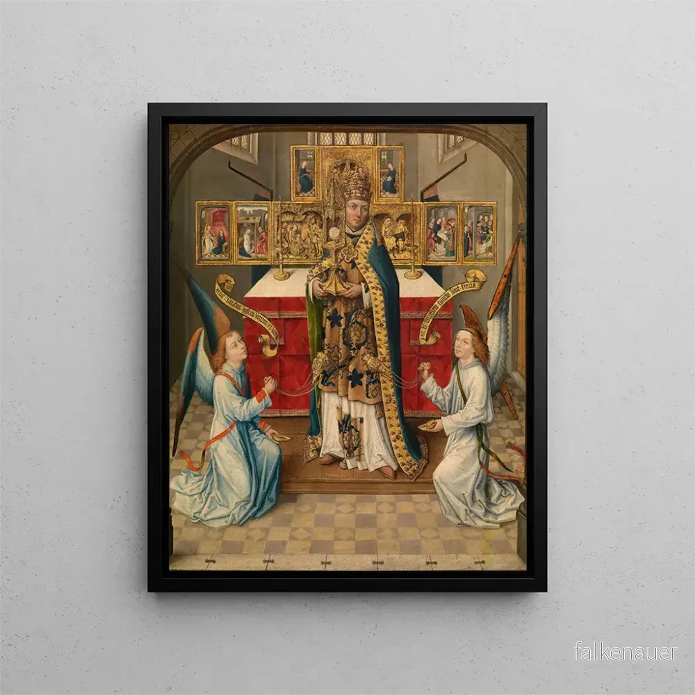 Målning Adoration du Sacrement – Anonym | Konsttryck Målning Adoration du Sacrement – Anonym | Konsttryck