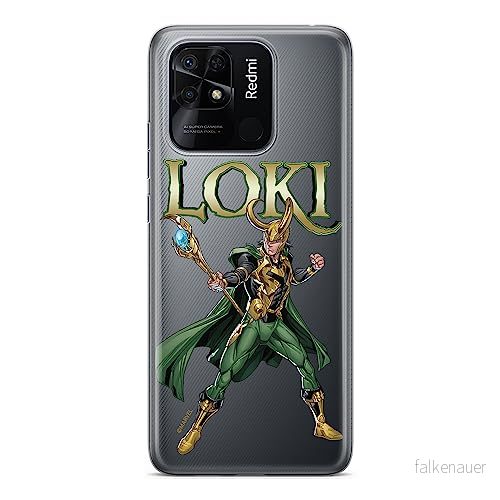 ERT GROUP mobiltelefonfodral för Xiaomi REDMI 10C originalt och officiellt licensierat Marvel mönster Loki 002 optimalt anpassad till formen på mobiltelefonen, gedeeltelijk transparant 5905511544867