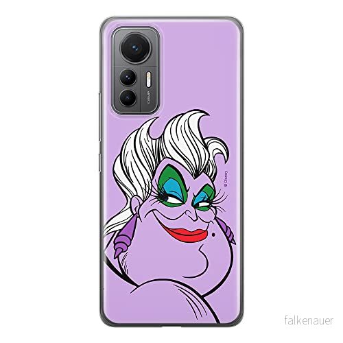 ERT GROUP mobiltelefonfodral för Xiaomi 12 LITE originalt och officiellt licensierat Disney mönster Ursula 001 optimalt anpassad till formen på mobiltelefonen, fodral tillverkad av TPU plast 5905511503239