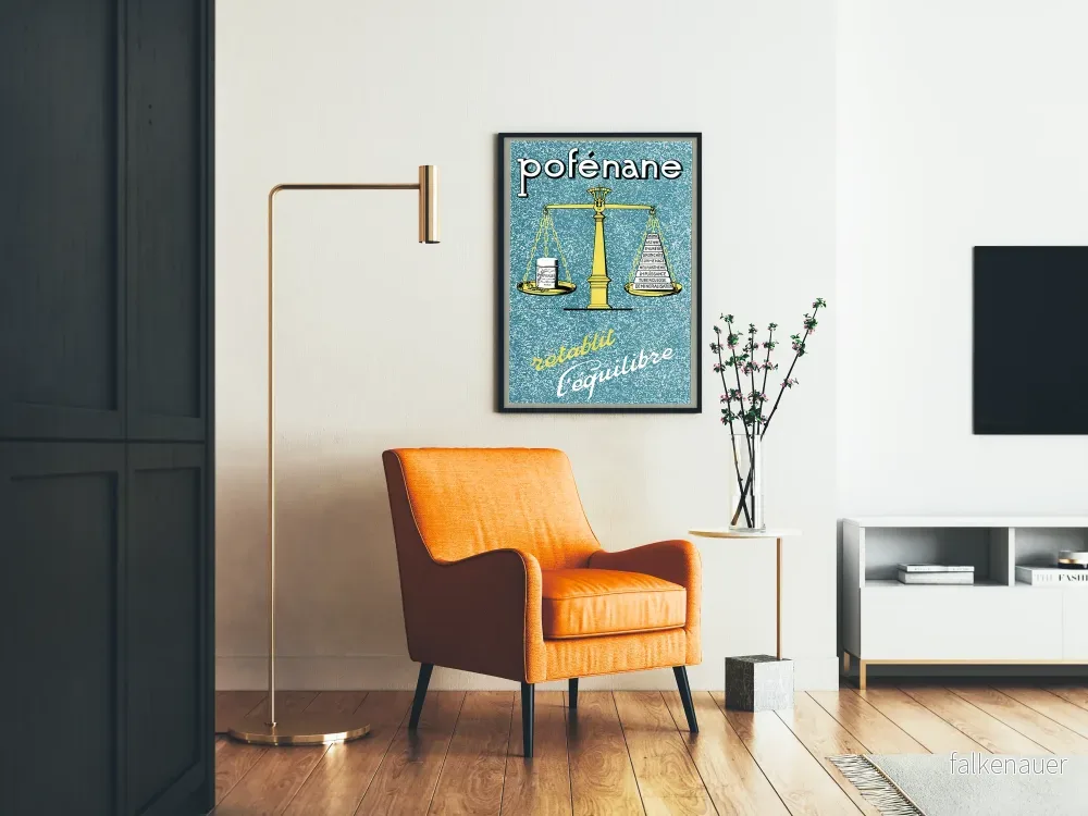 Vintageposter Pofénane – Balans och välbefinnande väggkonst - Bild 2