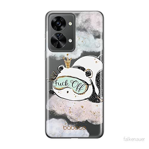 ERT GROUP mobiltelefonfodral för Oneplus NORD 2T 5G originalt och officiellt licensierat Babaco mönster Panda 001 optimalt anpassad till formen på mobiltelefonen, gedeeltelijk transparant 5905511267599