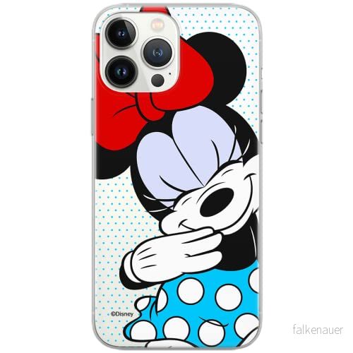 ERT GROUP mobiltelefonfodral för Apple Iphone 6 PLUS originalt och officiellt licensierat Disney mönster Minnie 033 Vit optimalt anpassad till formen på mobiltelefonen, gedeeltelijk transparant 5902980570908