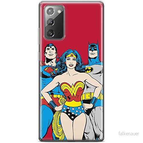 ERT GROUP mobiltelefonfodral för Samsung GALAXY NOTE 20 originalt och officiellt licensierat DC mönster Justice League 003 anpassad till formen på mobiltelefonen, fodral tillverkad av TPU plast 5903040459720