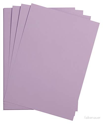 Clairefontaine 975377C förpackning med 25 pysselkartonger Maya, 185 g, DIN A3, 29,7 x 42 cm, 1 pack, lila 3329689753777