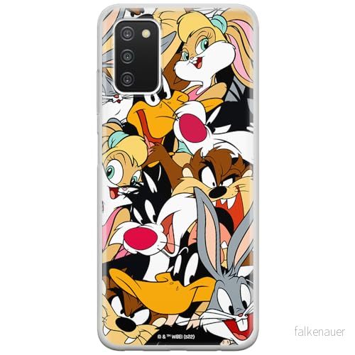 ERT GROUP mobiltelefonfodral för Samsung A03S originalt och officiellt licensierat Looney Tunes mönster 022 optimalt anpassad till formen på mobiltelefonen, fodral tillverkad av TPU plast 5905511684655