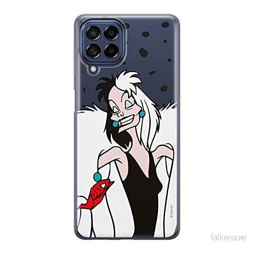 ERT GROUP mobiltelefonfodral för Samsung M53 5G originalt och officiellt licensierat Disney mönster Cruella 004 optimalt anpassad till formen på mobiltelefonen, gedeeltelijk transparant 5905511395049