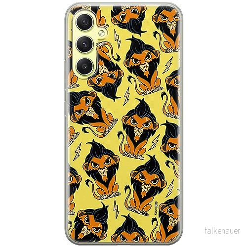 ERT GROUP mobiltelefonfodral för Samsung A34 5G originalt och officiellt licensierat Disney mönster Scar 002 optimalt anpassad till formen på mobiltelefonen, fodral tillverkad av TPU plast 5905511784676