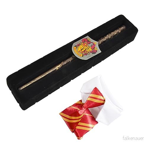 Ciao Hermione Granger Disguise Kit (Wand 30cm, Tie and Gryffindor Emblem) in giftbox 8026196314174