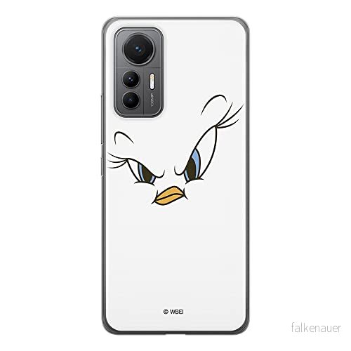 ERT GROUP mobiltelefonfodral för Xiaomi 12 LITE originalt och officiellt licensierat Looney Tunes mönster Tweety 001 optimalt anpassad till formen på mobiltelefonen, fodral tillverkad av TPU plast 5905511505684