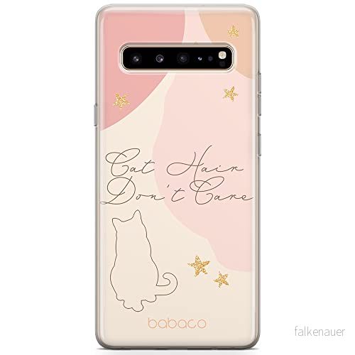 ERT GROUP mobiltelefonfodral för Samsung S10 5G originalt och officiellt licensierat Babaco mönster Cats 007 optimalt anpassad till formen på mobiltelefonen, fodral tillverkad av TPU plast 5905131080035