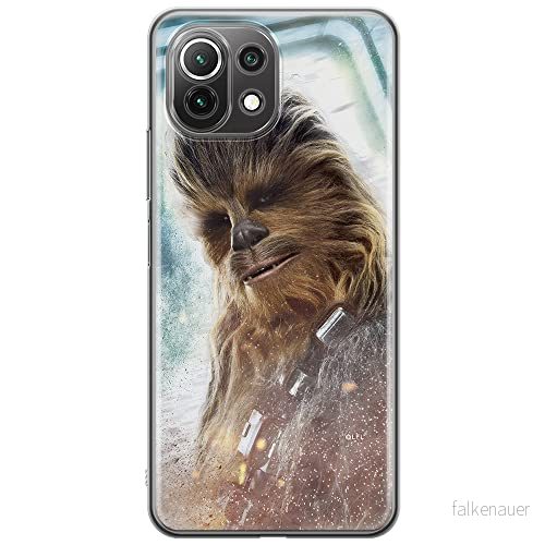 ERT GROUP mobiltelefonfodral för Xiaomi 11 LITE 4G/5G originalt och officiellt licensierat Star Wars mönster Chewbacca 001, fodral tillverkad av TPU plast 5903932729740